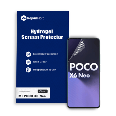 MI Poco X6 Neo Compatible Premium Hydrogel Screen Protector With Full Coverage Ultra HD